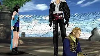 Final Fantasy VIII &mdash; Challenging Headmaster Martine to card game (Fisherman's Horizon)