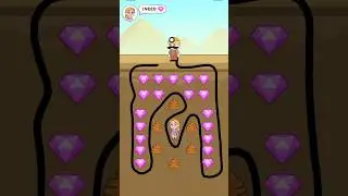 Pull The Gold 🪨⛏️ Levels 100 gameplay walkthrough #shorts #viral #pullthegold #games #puzzle