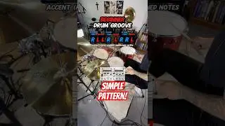 DRUM like a PRO: Beginner DRUM GROOVE Lesson 🥁#drums