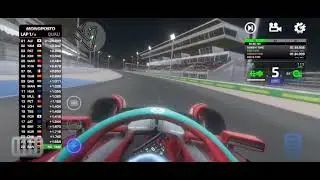 Racing a car 