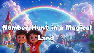 🌟 Number Hunt in a Magical Land | Fun Counting Song for Kids | Learn Numbers 1 to 10 🎶🍎