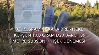 12 GA SUBSONİC SLUG VELOCİTY AND ACCURACY TEST