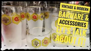 BARWARE--Vintage and Modern + Accessories That Sell for Great Money on eBAY-----LET'S TALK ABOUT IT!