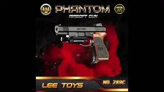 LEE TOYS - Phantom Airsoft Gun (No. 289C) | Realistic BB Toy Gun | Laser & Fog light | Made in India