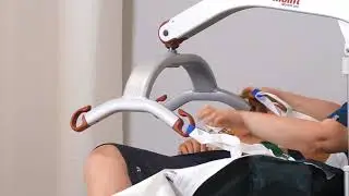 Attaching Sling Straps & 1 Caregiver Use with the HoverSling Repositioning Sheet Post-Acute