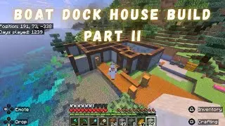 Cozy Boat Dock Build Part II #minecraft