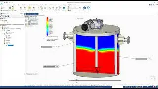 FloEFD for Solid Edge | CFD Simulation Demo for Mixing Applications