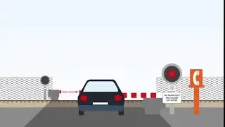 Au passage &agrave; niveau, respectez le feu rouge clignotant !