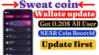 Sweat Coin new update and get 0.20$ NEAR | Sweatcoin To Exchanger  Payment Proof  Sell to Bkash