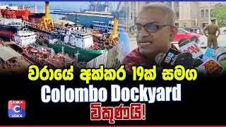 වරායේ අක්කර 19ක් සමග Colombo Dockyard විකුණයි!