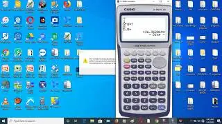 Calculo de Brida Casio 9860g SD