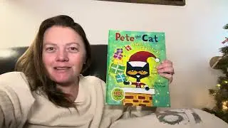 &ldquo;Pete the Cat Saves Christmas&rdquo; by James Dean a @storytimewithmopmop feature presentation 