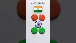 Indian Flag Drawing 🇮🇳 / Independence Day Drawing #shorts #art #drawing #viral #reel #india