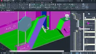 Drawing tree: highlighting, zooming and selecting objects