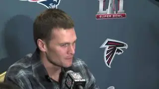 Tom Brady Super Bowl LI Press Conference from Houston 1/31/2017