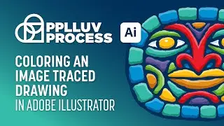 Coloring an Image Traced Drawing