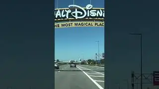 Driving into Walt Disney World After Hurricane Ian 🏰 #shorts #disneyworld #magickingdom