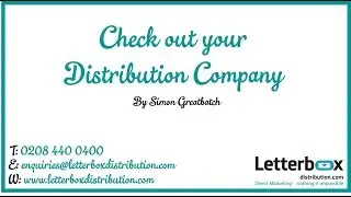 Check out your Leaflet Distribution company