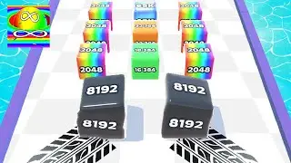 ⭐ Jelly Solo APK Gameplay - Jelly Run 2048 APK New Shape Mobile Games Walkthrough 2N3HK