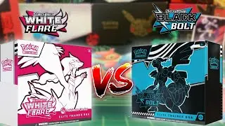 White Flare vs Black Bolt ETB Battle! (Scarlet & Violet Pack Opening)