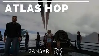ATLAS hopping stalking Drax and Strawberry Singh in Sansar virtual reality part deux