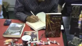 Book author John Palisano signs his novel Nerves at Dark Delicacies in Burbank, CA