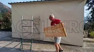 Montaggio del Trabattello in alluminio a uso interno Facal TANO