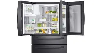 Samsung RF28R7351SG 27 8 Cu  Ft  Black Stainless 4 Door French Door Refrigerator Review, Great and