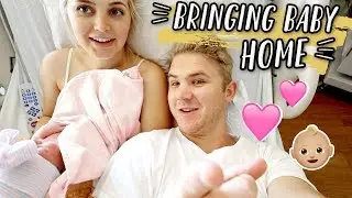 FIRST 24 HOURS WITH A NEWBORN + BRINGING BABY HOME!!