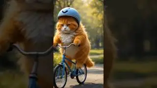 AI cat doing human work.