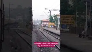 Temporary Speed Restriction at Chottanikara Road #shorts #chottanikara #indianrailways #passenger