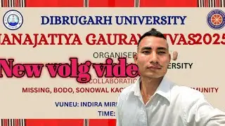 JANAJATIYA GAURAV DIVAS 2025 ||I attended a meeting at D.U.for the first time today || Volg video 🌺🥰