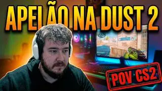 POV: CS2 LG 180hz - Partida f&aacute;cil na DUST2! C&acirc;mera Amadora