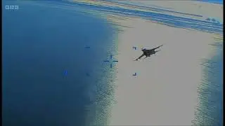 Declassified footage from the US military shows the moment a Russian jet crashed into a US drone