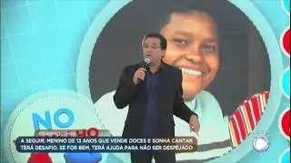 Sem conseguir pagar o aluguel, Davi enfrenta o desafio do No Vermelho no Domingo Show