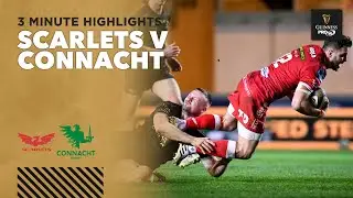 3 Minute Highlights: Scarlets v Connacht | Round 16 | Guinness PRO14 2020/21
