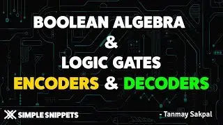 Encoder and Decoder Combinational Circuits | 4 x 2 Encoder & 2 x 4 Decoder with Truth Table