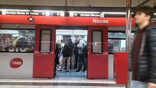 Metro Barcelona L1 Trayecto Glories a Sant Andreu serie 8000