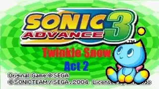 Sonic Advance 3: Twinkle Snow Act 2 (Chao+Gold Medal)
