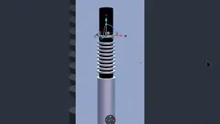Heaps 3D with Spline Part 11: Lightsaber #3d #3dart #starwars #lightsaber