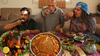 🍗Insane Wood-Fire Stuffed Chicken 🔥 | Real Rural Life & Garden Moments