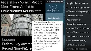 $160 million NY CVA verdict, plus new case law