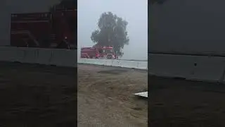 Крупное ДТП с участием нескольких автомобилей на шоссе № 99 между Делано и Эрлимартом.