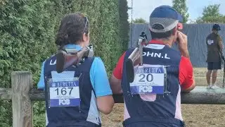 Championnat de France de ball trap en dtl à Cestas.