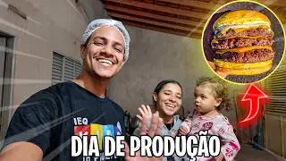 DIA DE TRABALHO NA NOSSA HAMBURGUERIA DELIVERY