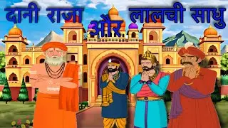 दानी राजा और लालची साधु हिंदी कहानी।Dani raja or lalchi sadhu hindi story| दानी राजा । moral story￼