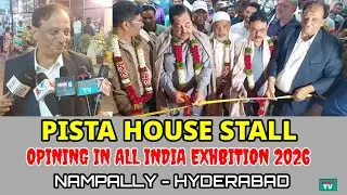 Pista house stall opening in All india Exhbition 2026 Nampally hyderabad/MFKR TV 