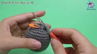 5 Crochet Death God -Outer Layer of the Body Rnds 1 -2