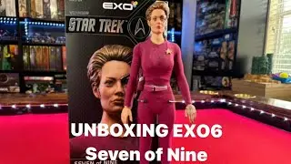 РАСПАКОВКА фигурки Exo-6 Star Trek Seven of Nine 1/6 от Sideshow!!