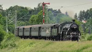 Eisenbahnfest in Nördlingen mit den Dampfloks S3/6 und Br 38 sowie E 69 am 01.06.2025